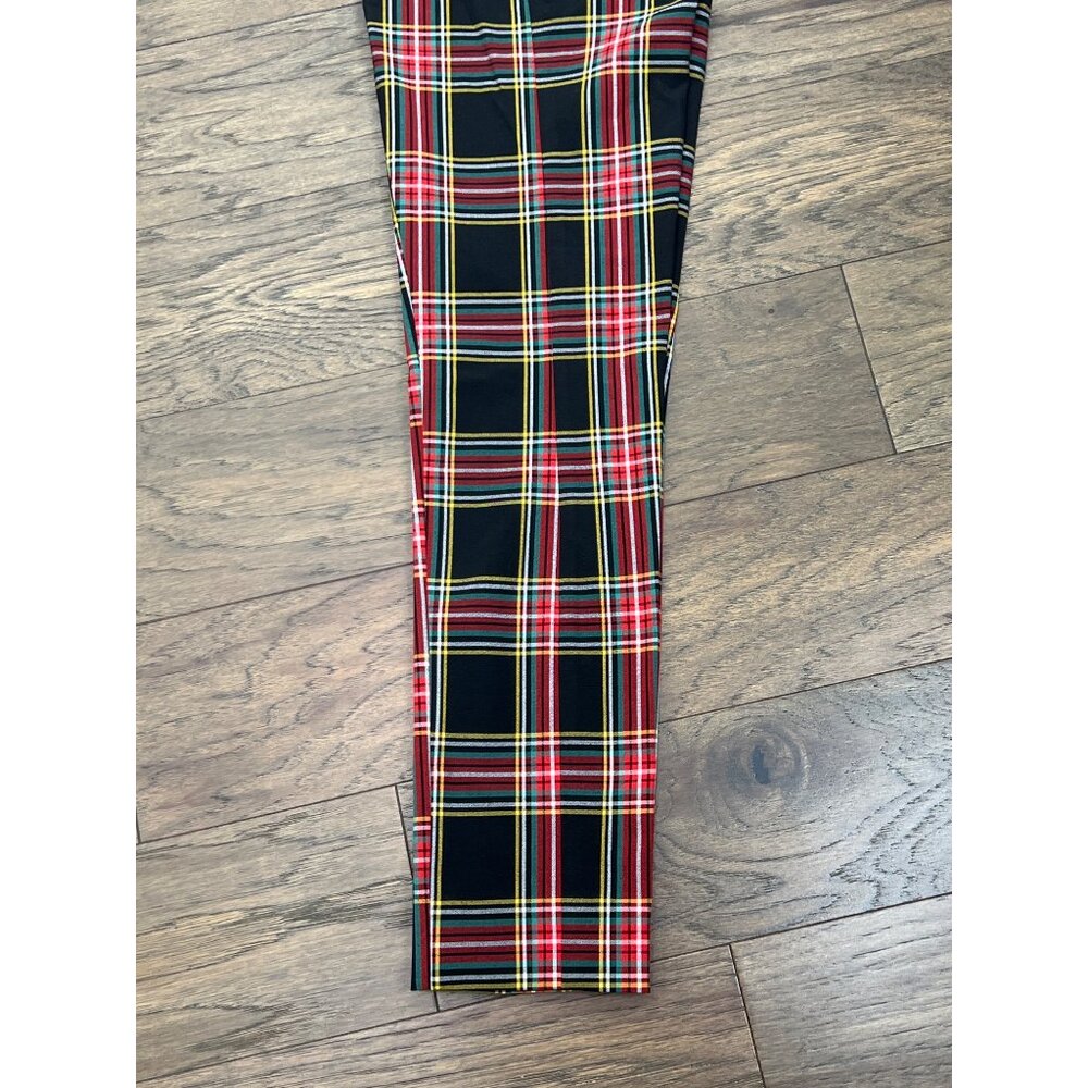 J. CREW Ruby Full-Length Pants in Classic Stewart Tartan Plaid Sz 2 NWOT - Picture 3 of 6